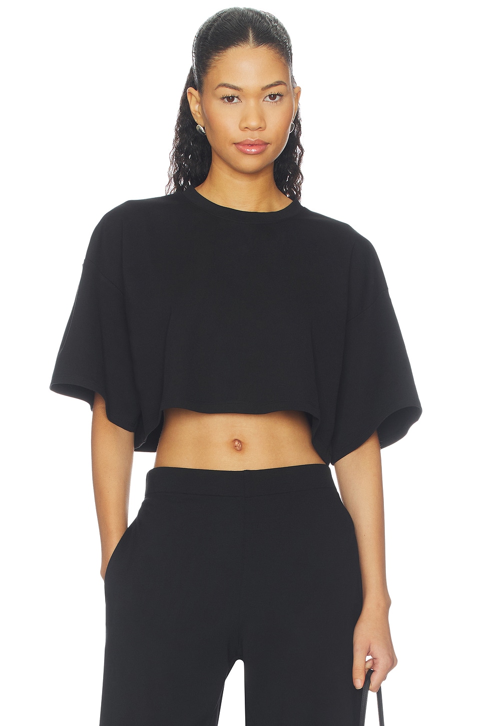 Ponte Knit Crop Top - thumbnail 7