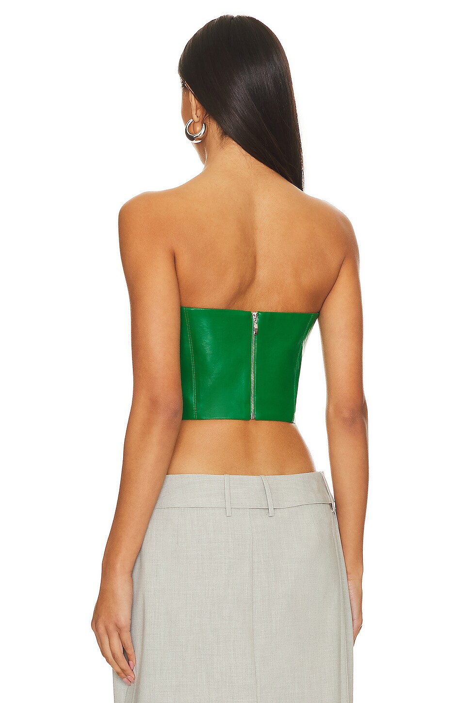 Rozie Corsets Leather Corset Top thumbnail