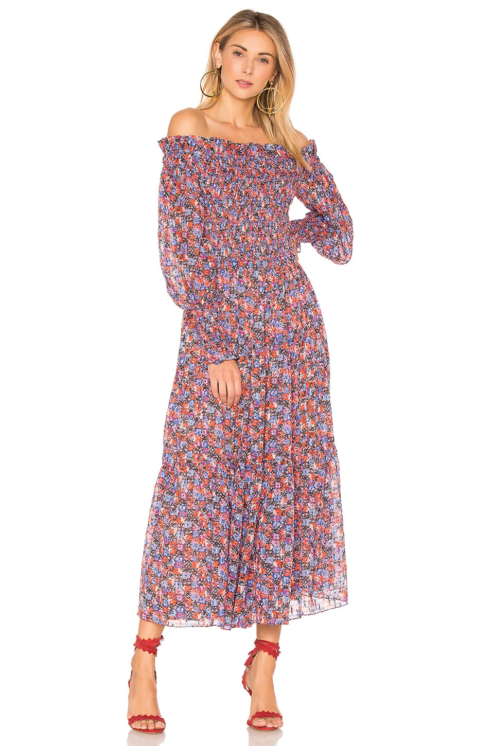Rebecca Taylor Cosmic Fleur Dress in Multi Combo | REVOLVE