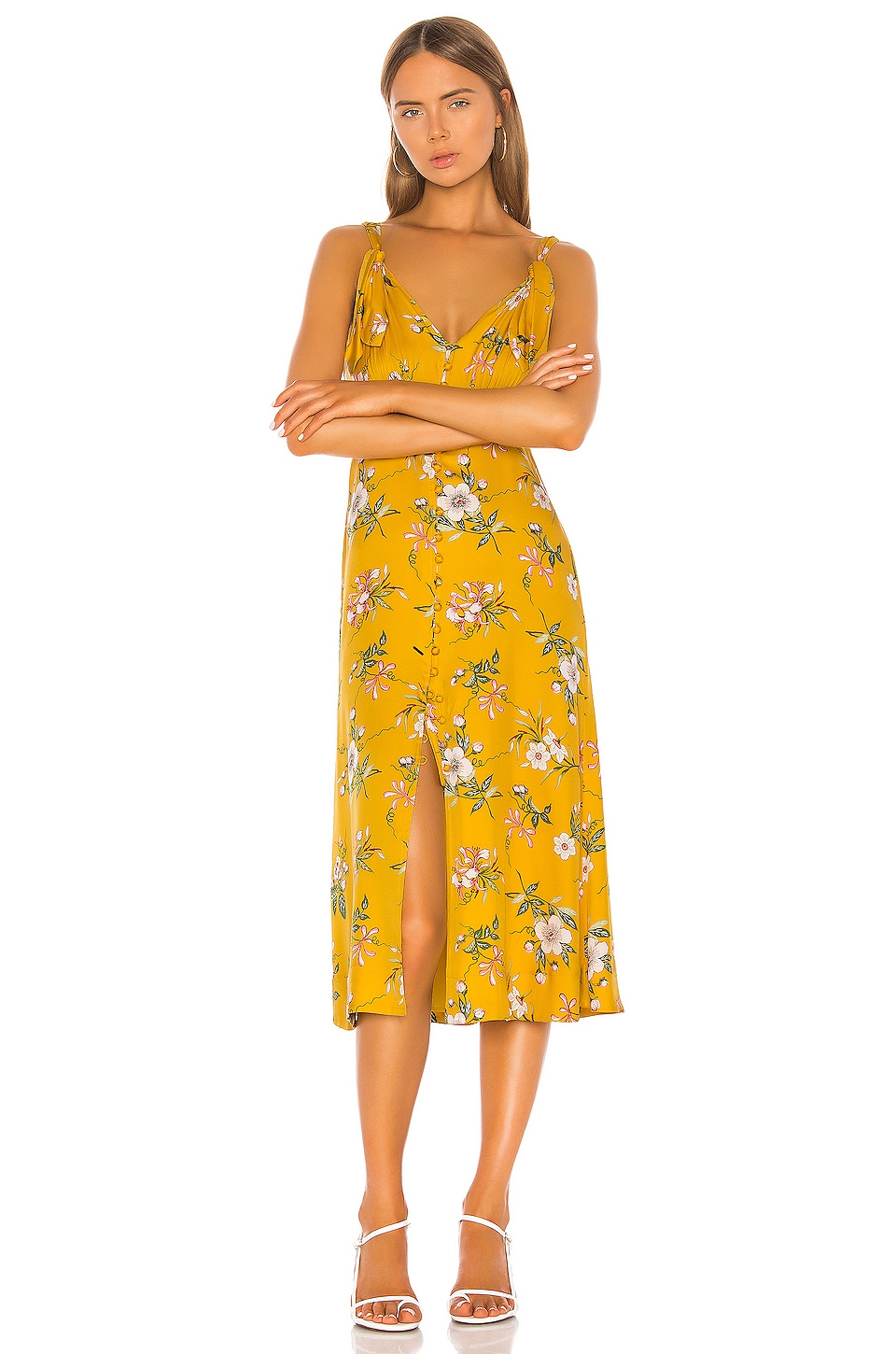 rebecca taylor yellow dress