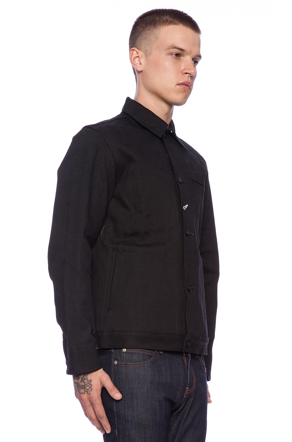 Rogue Territory Supply Jacket 15oz Stealth in Black | REVOLVE