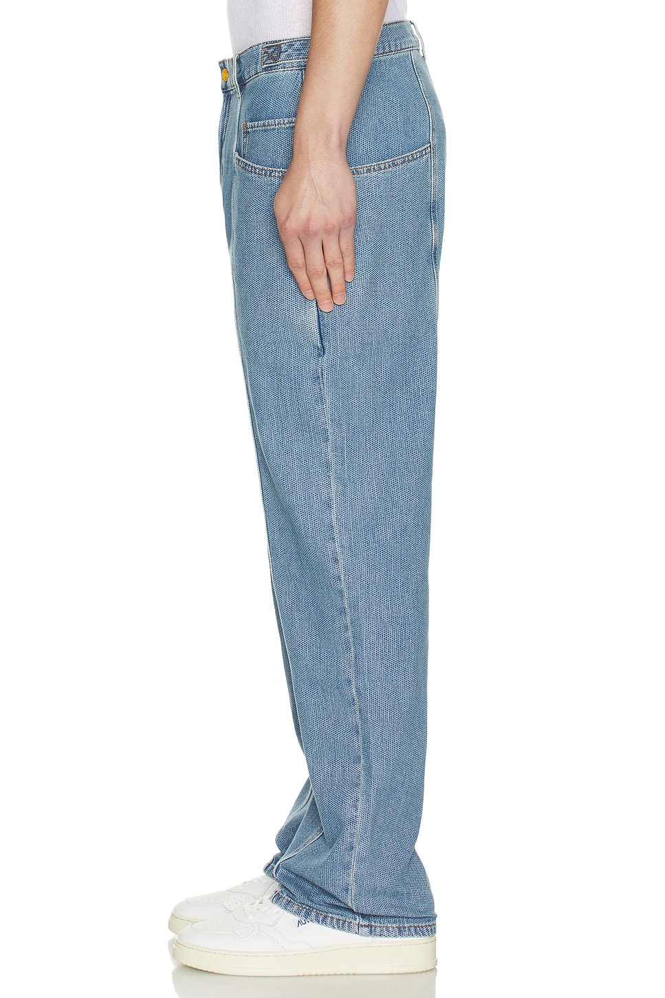 Blue Honeycomb Cover Up Pants