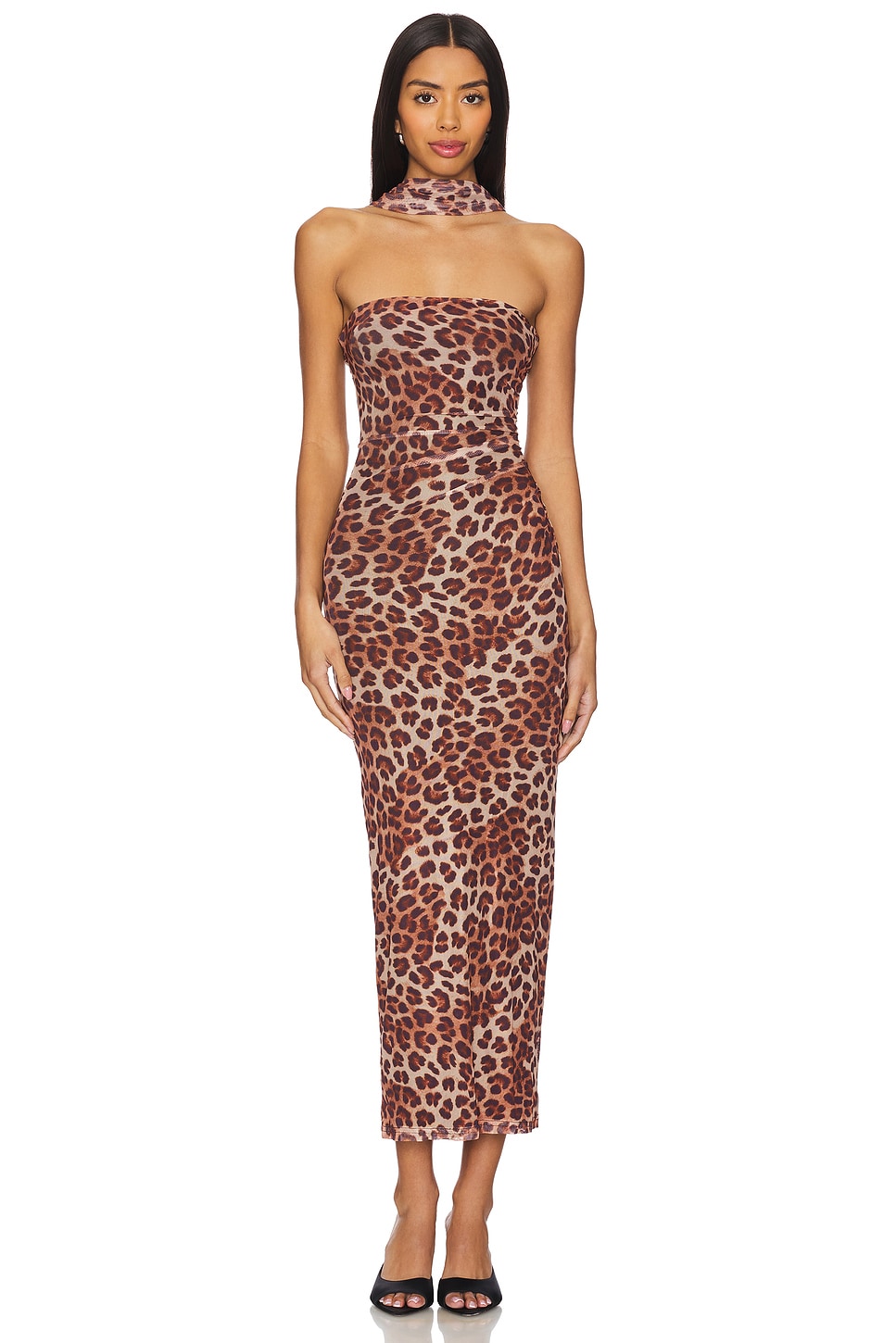 emerson cheetah tube dress