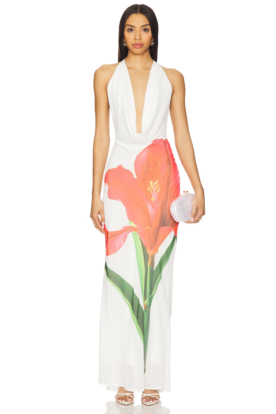 Runaway The Label Jasmina Maxi Dress in Red Lily | REVOLVE