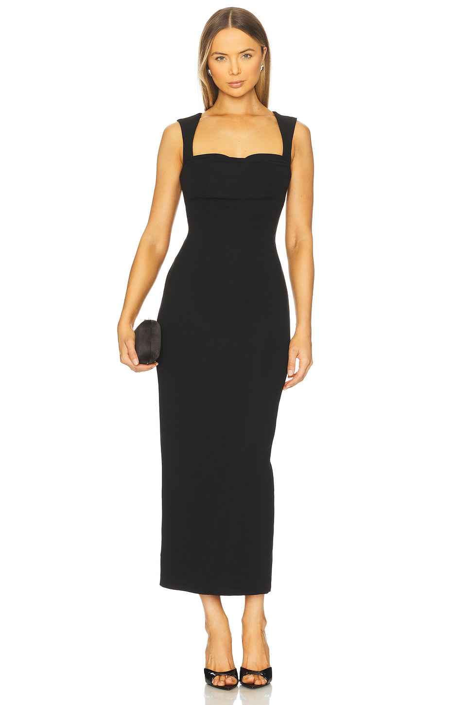 runaway midi dress Runaway The Label Kody Midi Dress in Black