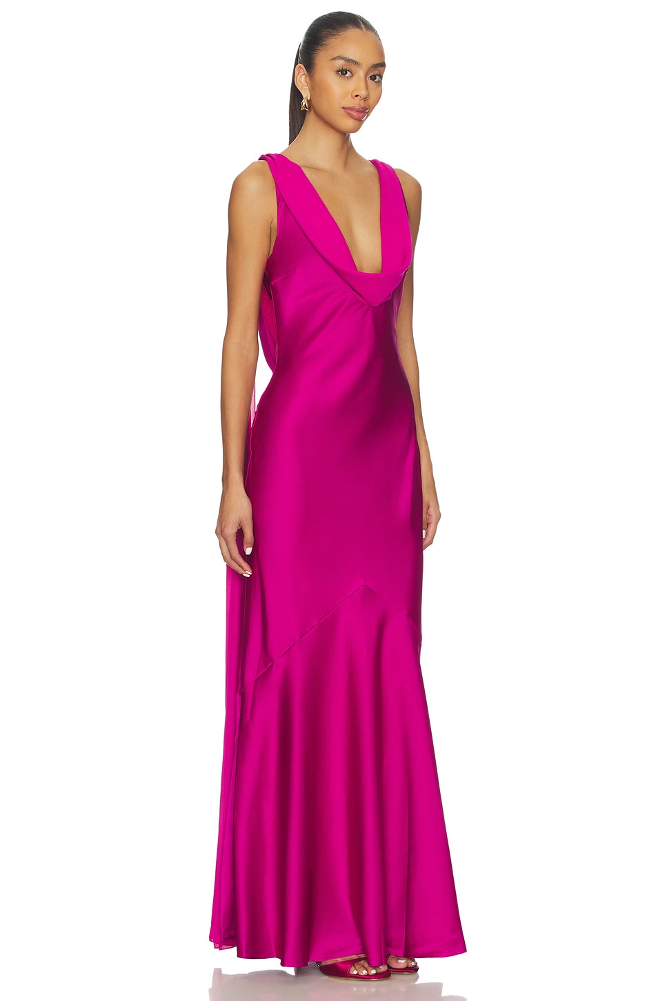 Runaway the Label Gabriella Cowl Maxi Dress