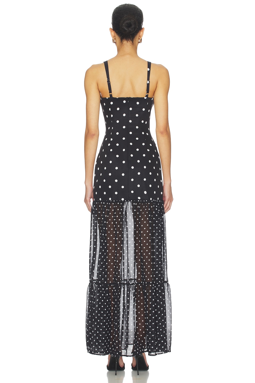 maxi dress with see through bottom SEE THROUGH ME MAXI DRESS