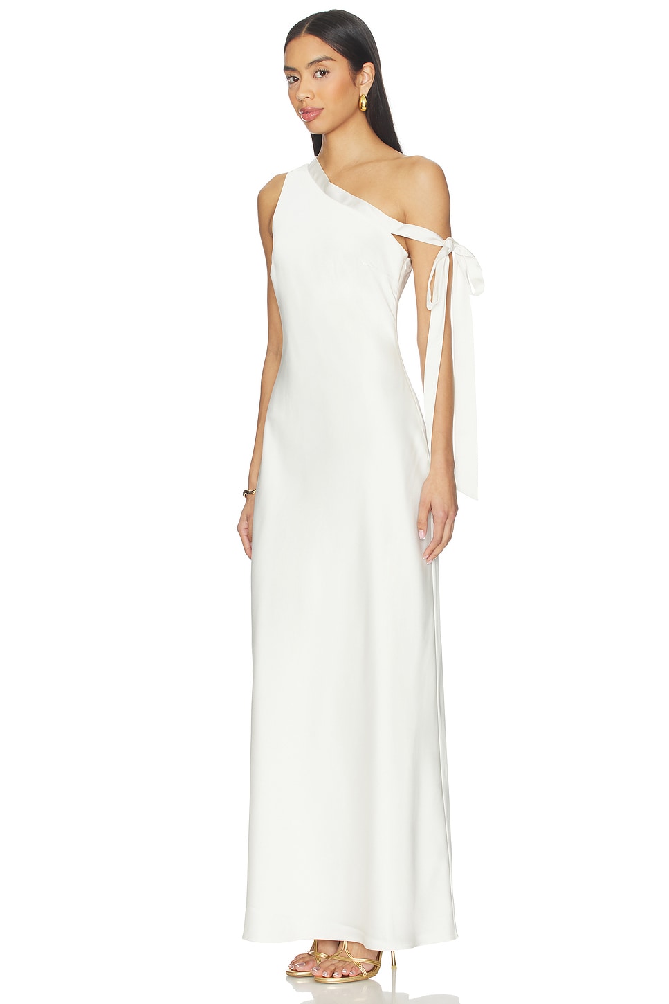 Viola One Shoulder Maxi Dress - thumbnail 3