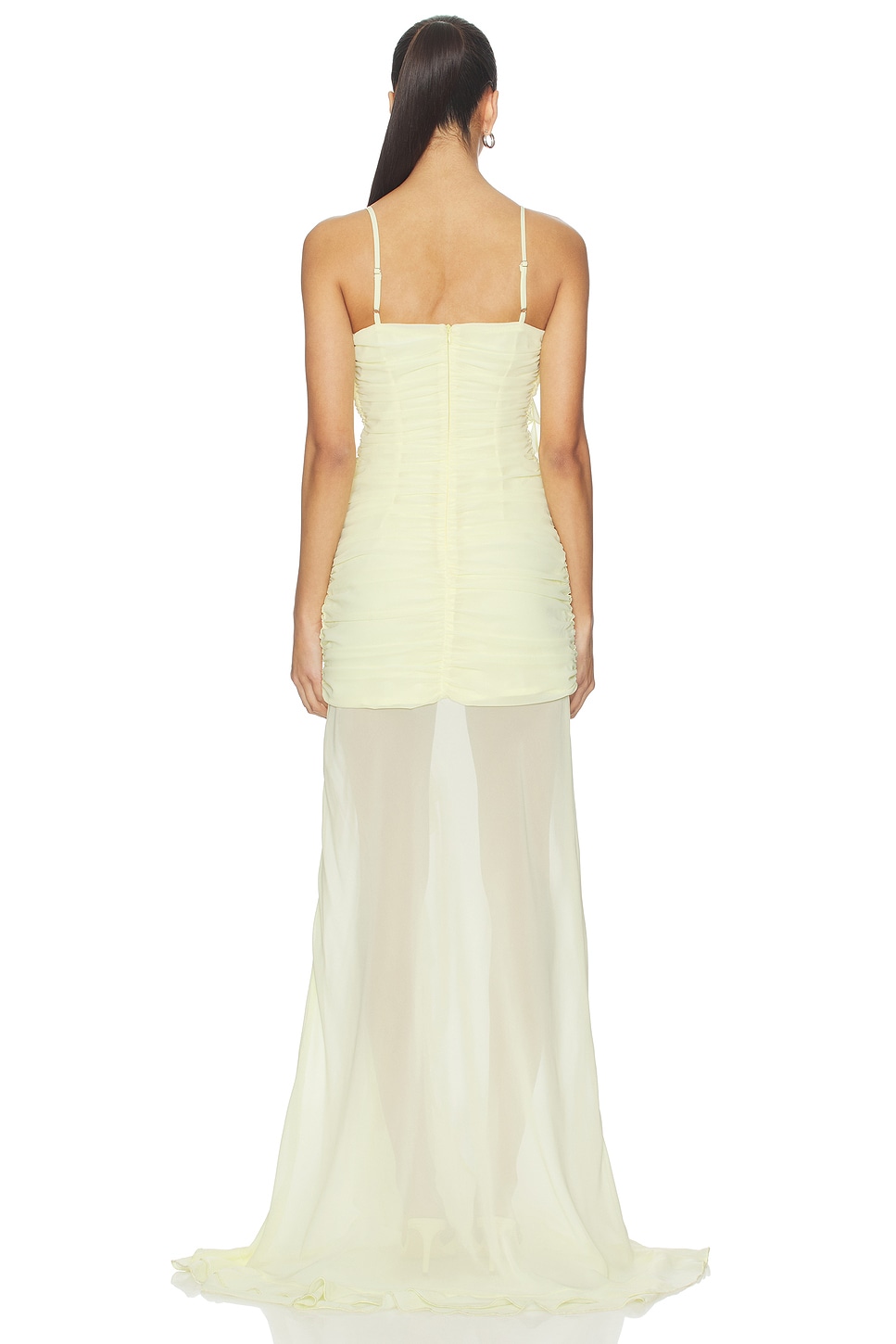 rose embroidered wedding dress White Rose Fields Gown– Teuta Matoshi