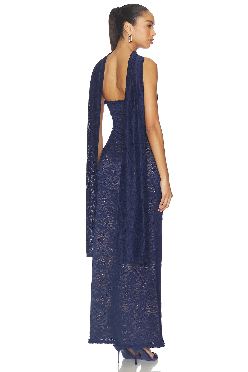 Runaway The Label Amana Strapless Scarf Maxi Dress in Navy | REVOLVE Runaway The Label Amana Strapless Scarf Maxi Dress in Navy | REVOLVE