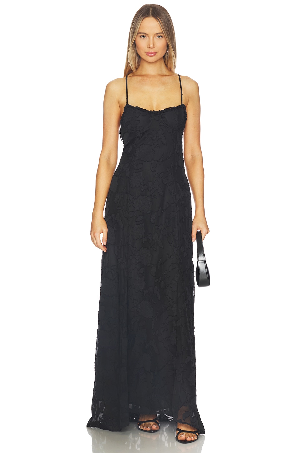 Ellerby Frill Trim Maxi Dress - thumbnail 2