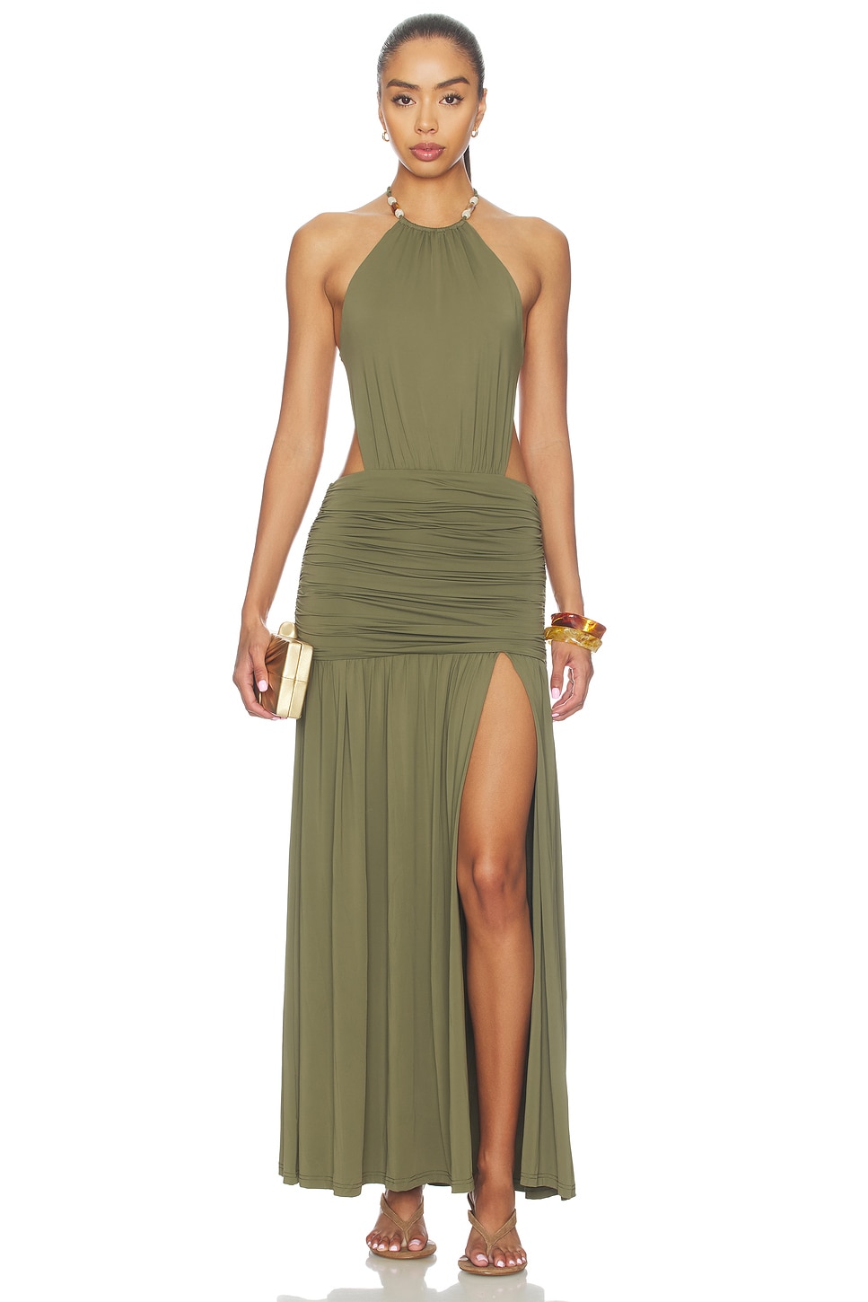 Imelda High Neck Maxi Dress