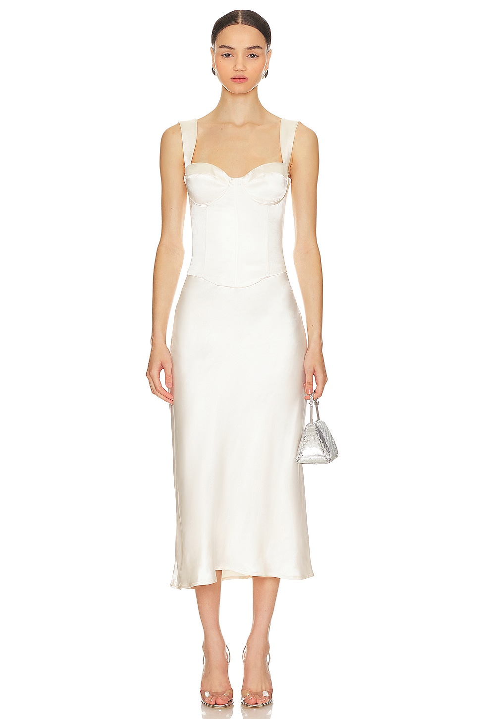 Runaway The Label Oura Bustier in Ivory | REVOLVE