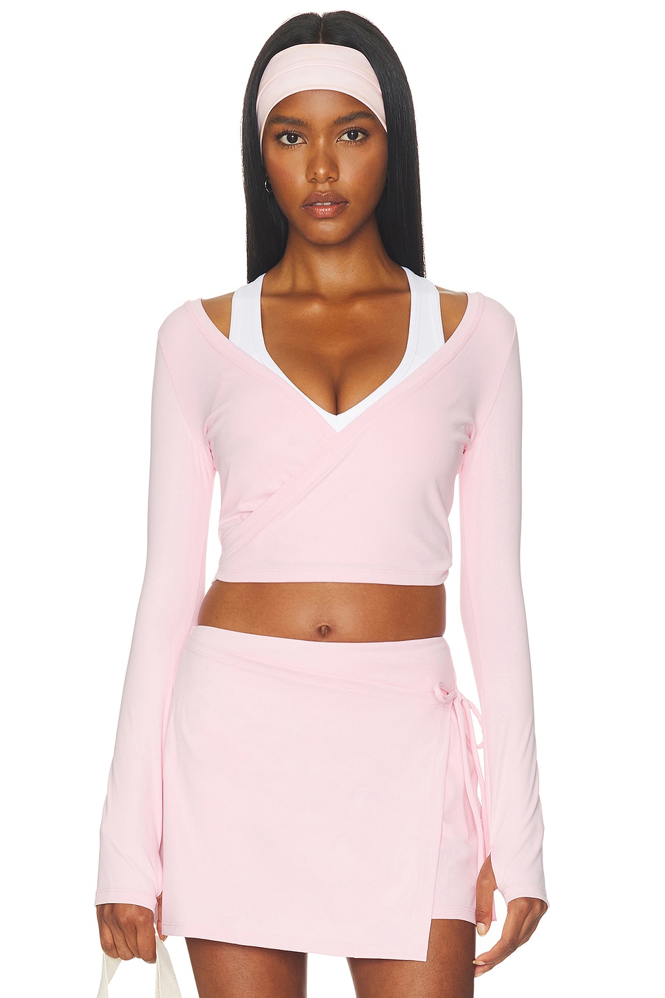 Torie Ballet Wrap Top - thumbnail 2