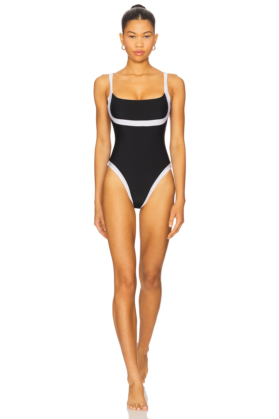 Runaway The Label Lilo One Piece in Black & White | REVOLVE