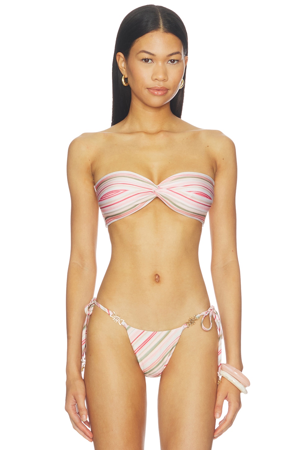 Lagos Twist Bandeau Bikini Top - thumbnail 2