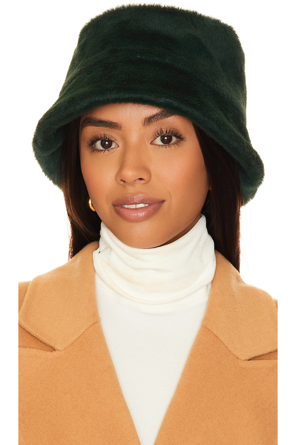 Faux Fur Lampshade Bucket Hat M