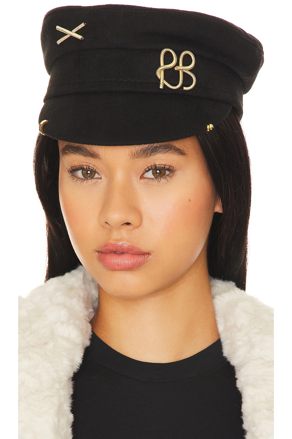 ハット Ruslan Baginskiy \"Pierced Baker Boy\" Hat Black kpc033-w-wrb_2_-PF2024-ST.webp