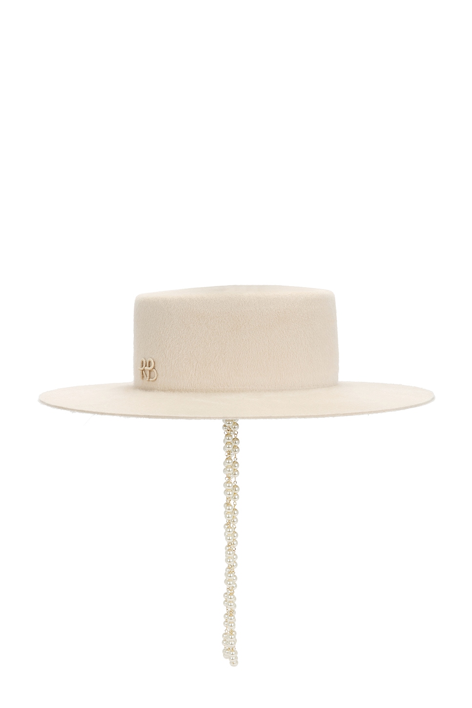 Ruslan Baginskiy Canotier Hat in Beige | REVOLVE display picture 3