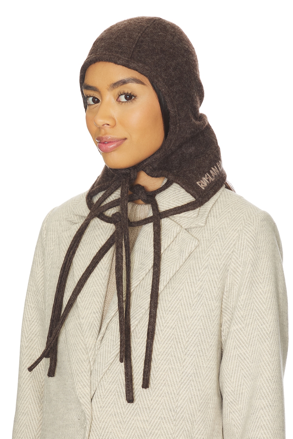 Ruslan Baginskiy | pink balaclava Wool-blend balaclava - Ruslan Baginskiy Hats & Accessories main image 4