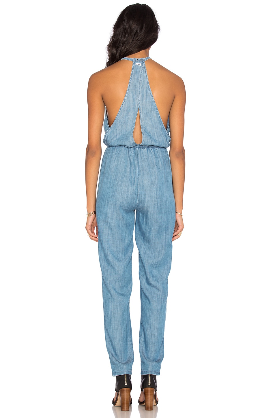 RVCA Be About It Jumpsuit in Chambray | REVOLVE