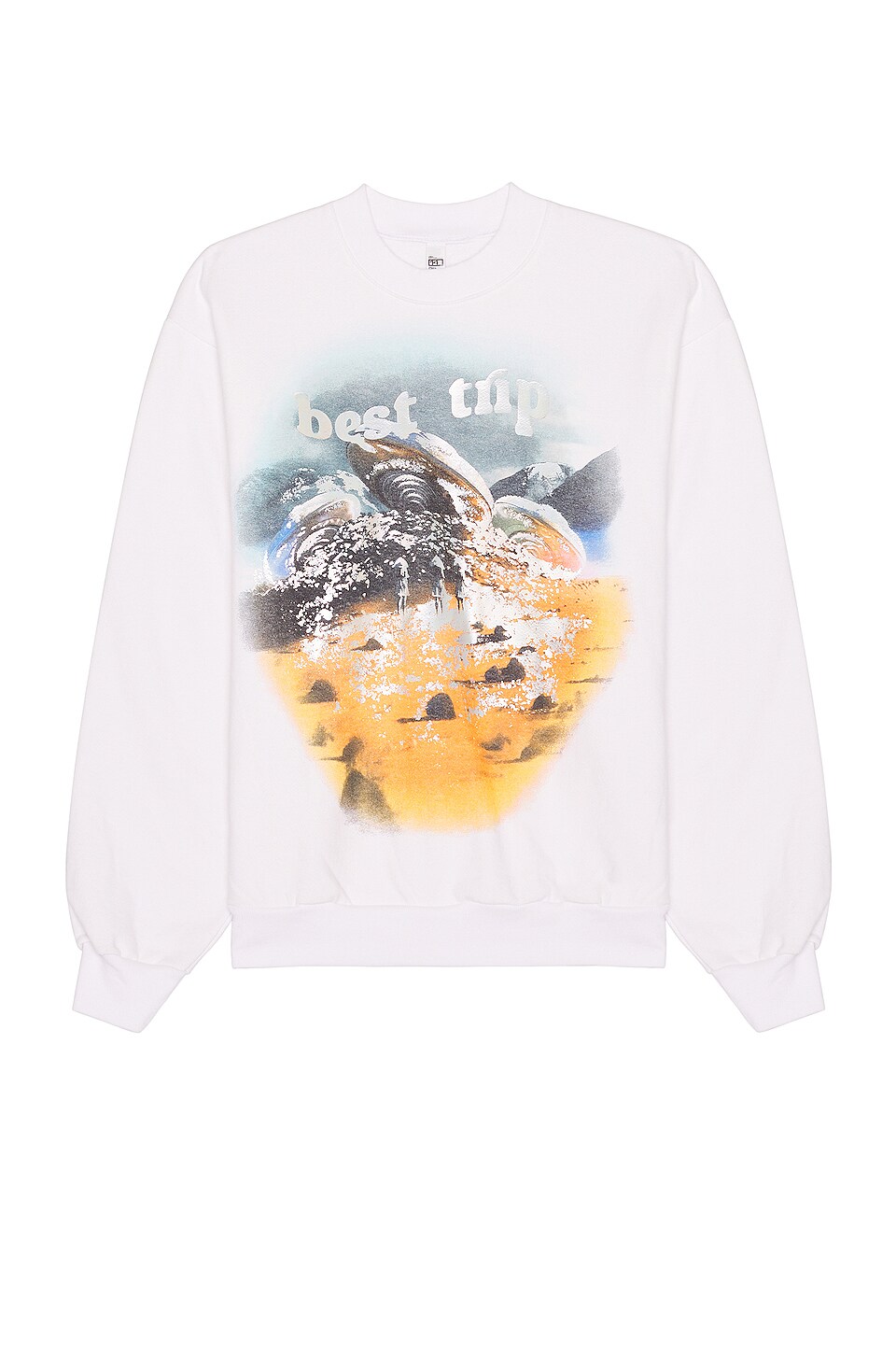 REVOLVE x Maison Meta Best Trip Crewneck in White