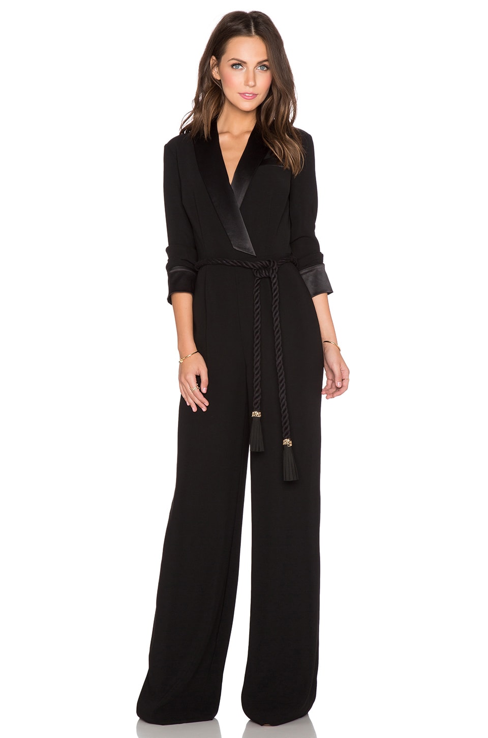 rachel zoe tuxedo jumpsuit