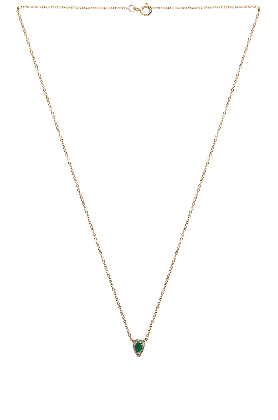 Sachi x REVOLVE Emerald Pear Necklace in Gold | REVOLVE