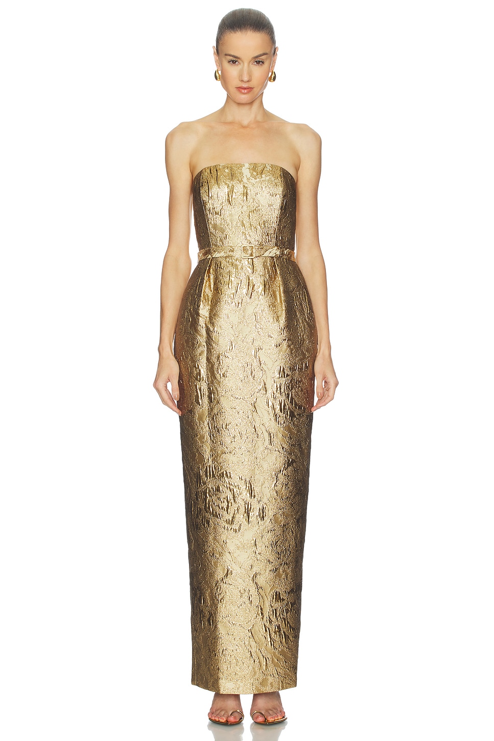SANS FAFF Blair Dress in Gold | REVOLVE