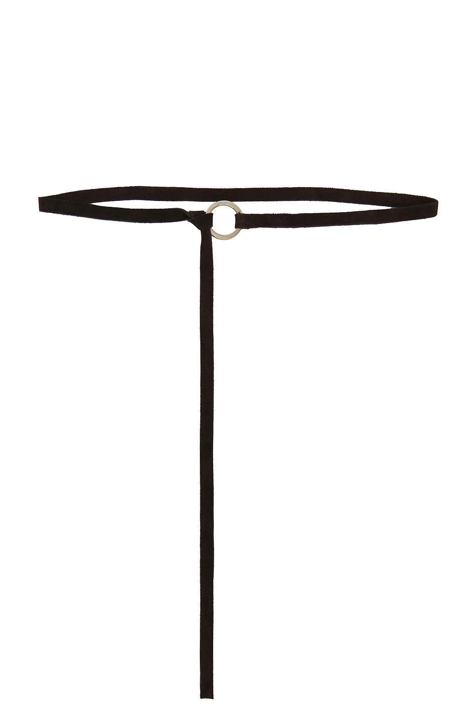 Suede Tie Belt