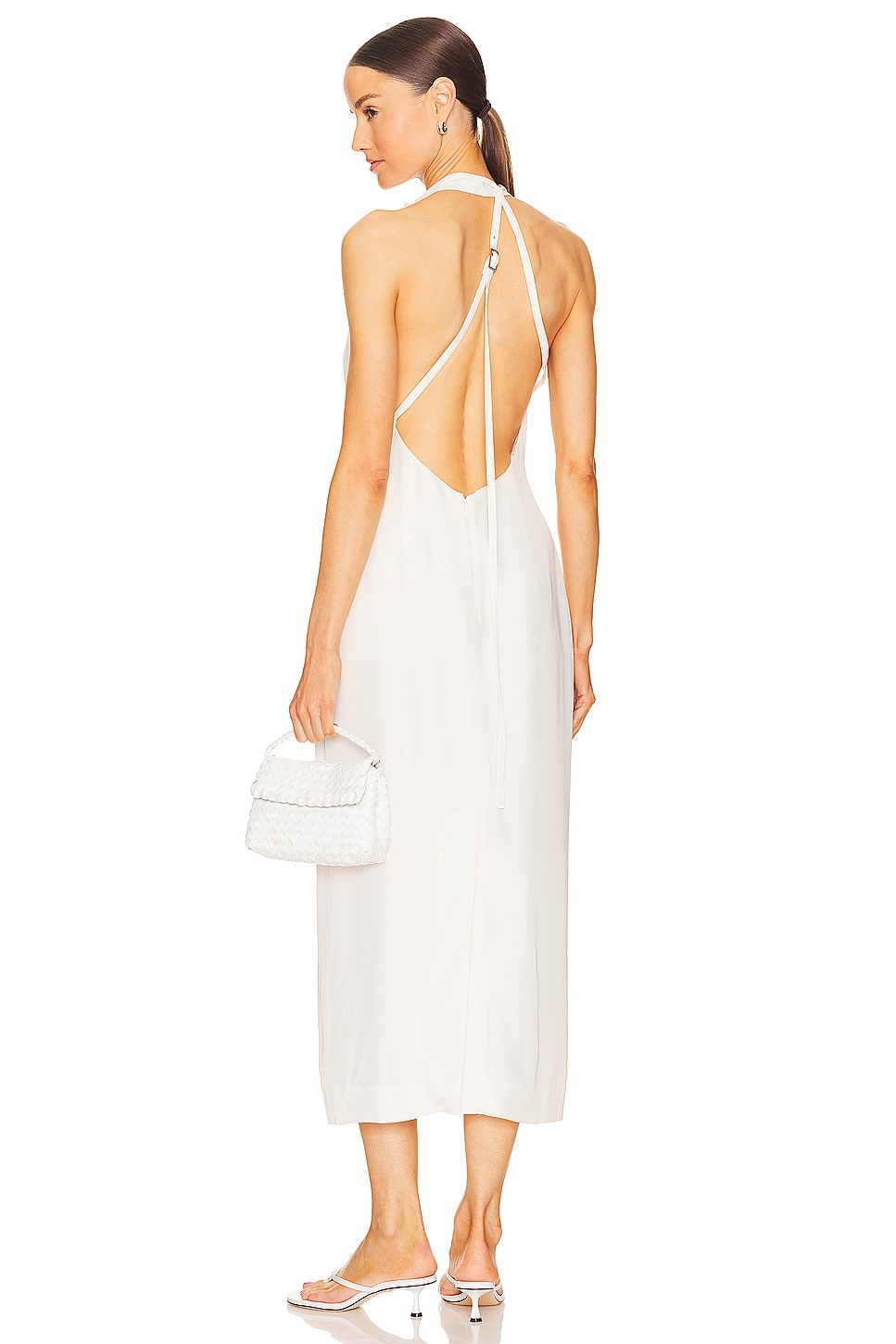 Asymmetrical Belt Back Dress