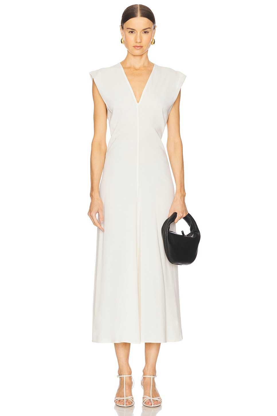 Plunge Drape Dress