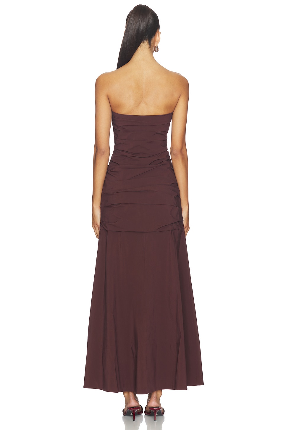 St. Agni - Gathered Strapless Longline Dress | Plush
