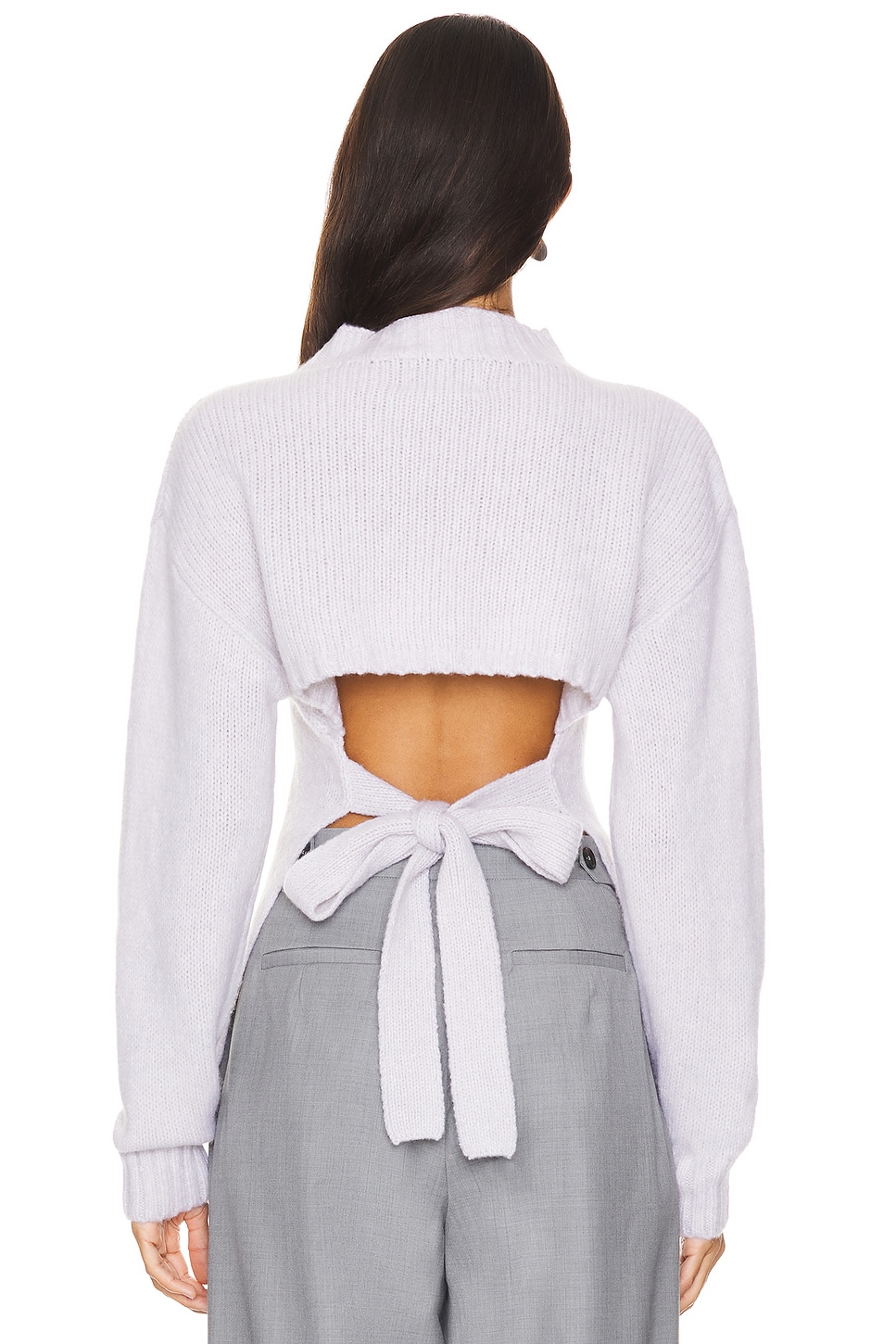 St. Agni Wool Cashmere Blend Tie Back Jumper thumbnail