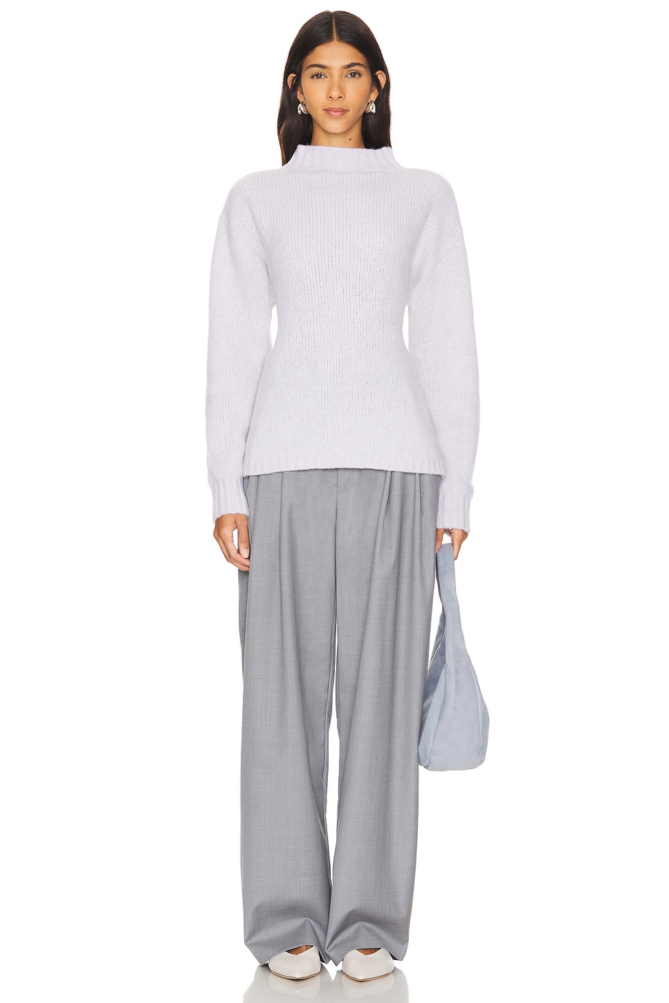 St. Agni Wool Cashmere Blend Tie Back Jumper thumbnail