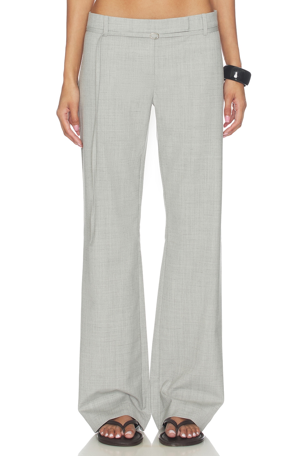 90s Belt Minimal Pants - thumbnail 2