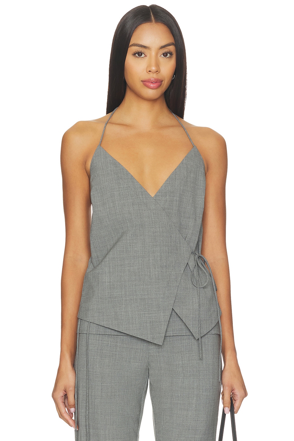 Wool Rouleau Halter Top - thumbnail 2