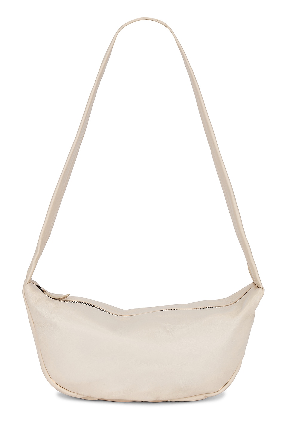 St. Agni Soft Crescent Bag in Ecru | REVOLVE