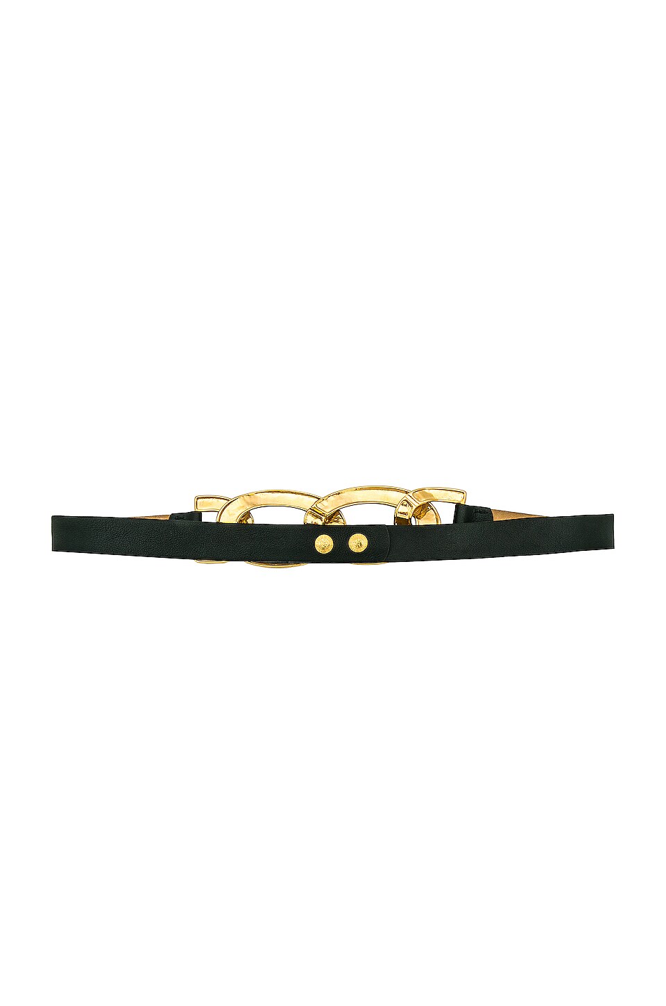 Streets Ahead Eva Belt in Black & Gold