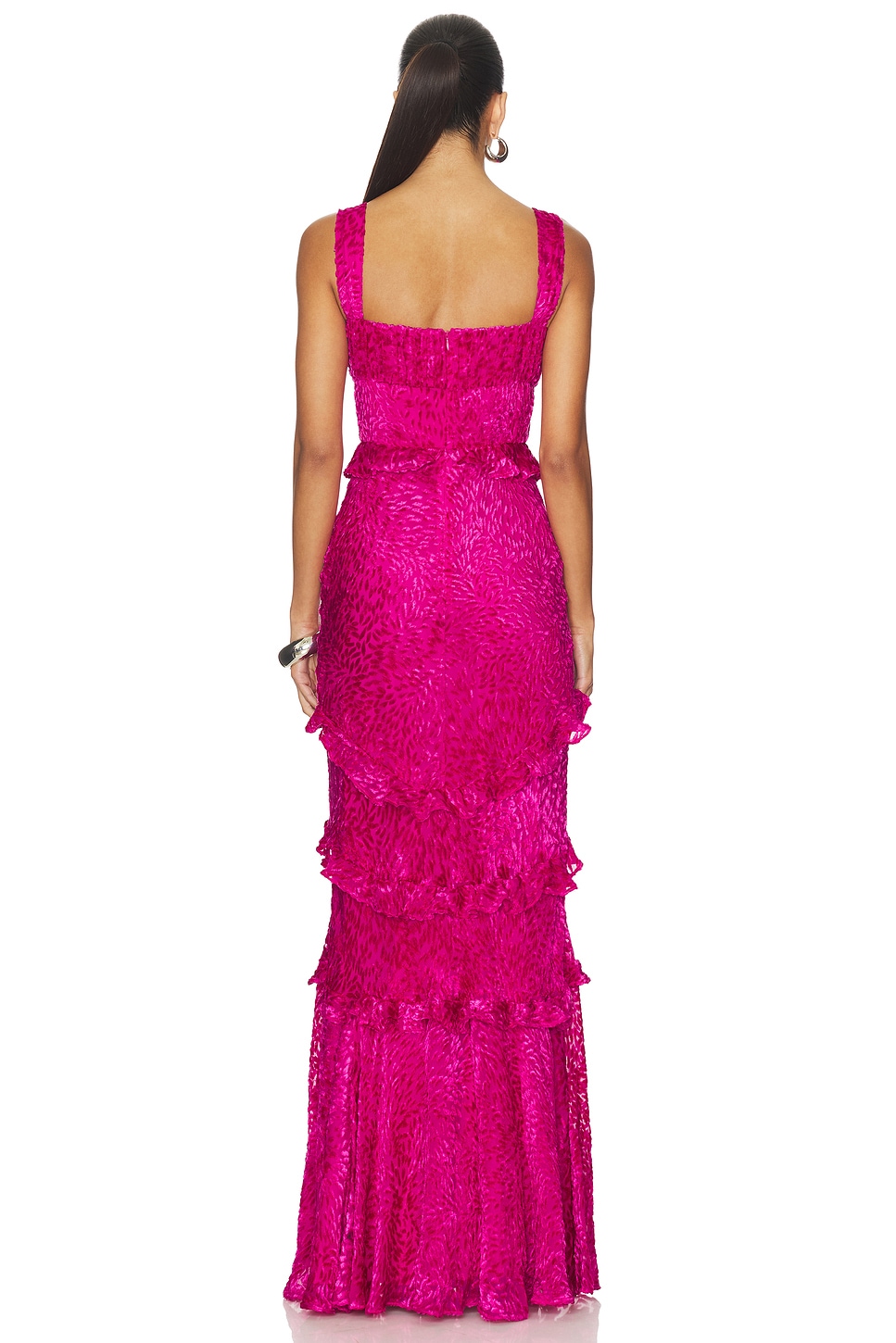 SALONI MAXIVESTIDO CHANDRA en Orchid REVOLVE