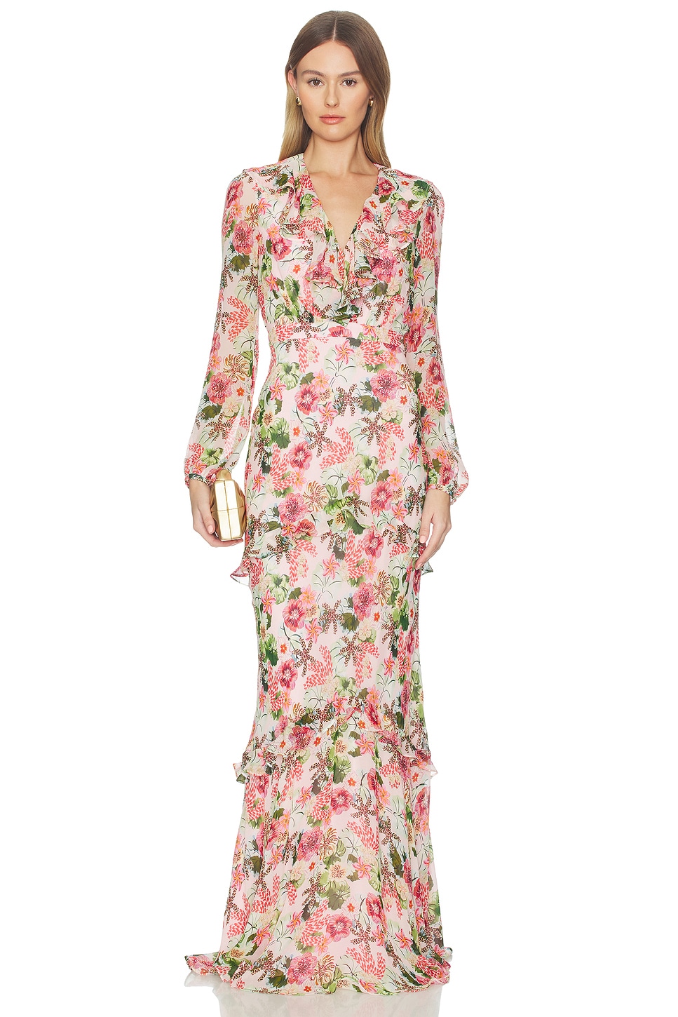 SALONI Rita-c Dress in Plumeria Blush | REVOLVE SALONI Rita-c Dress in Plumeria Blush | REVOLVE