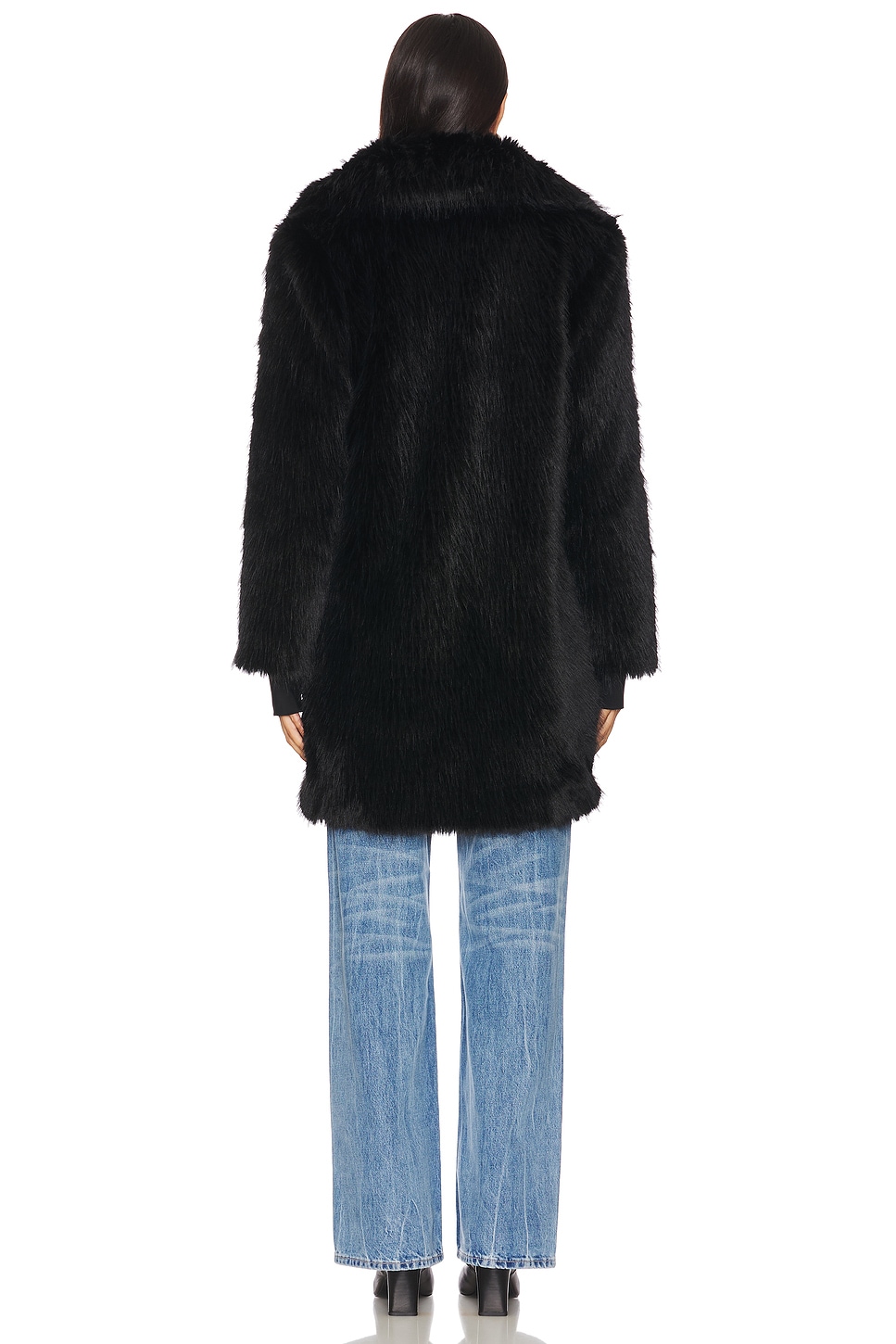 SAM. Faux Fur Mid Coat 34