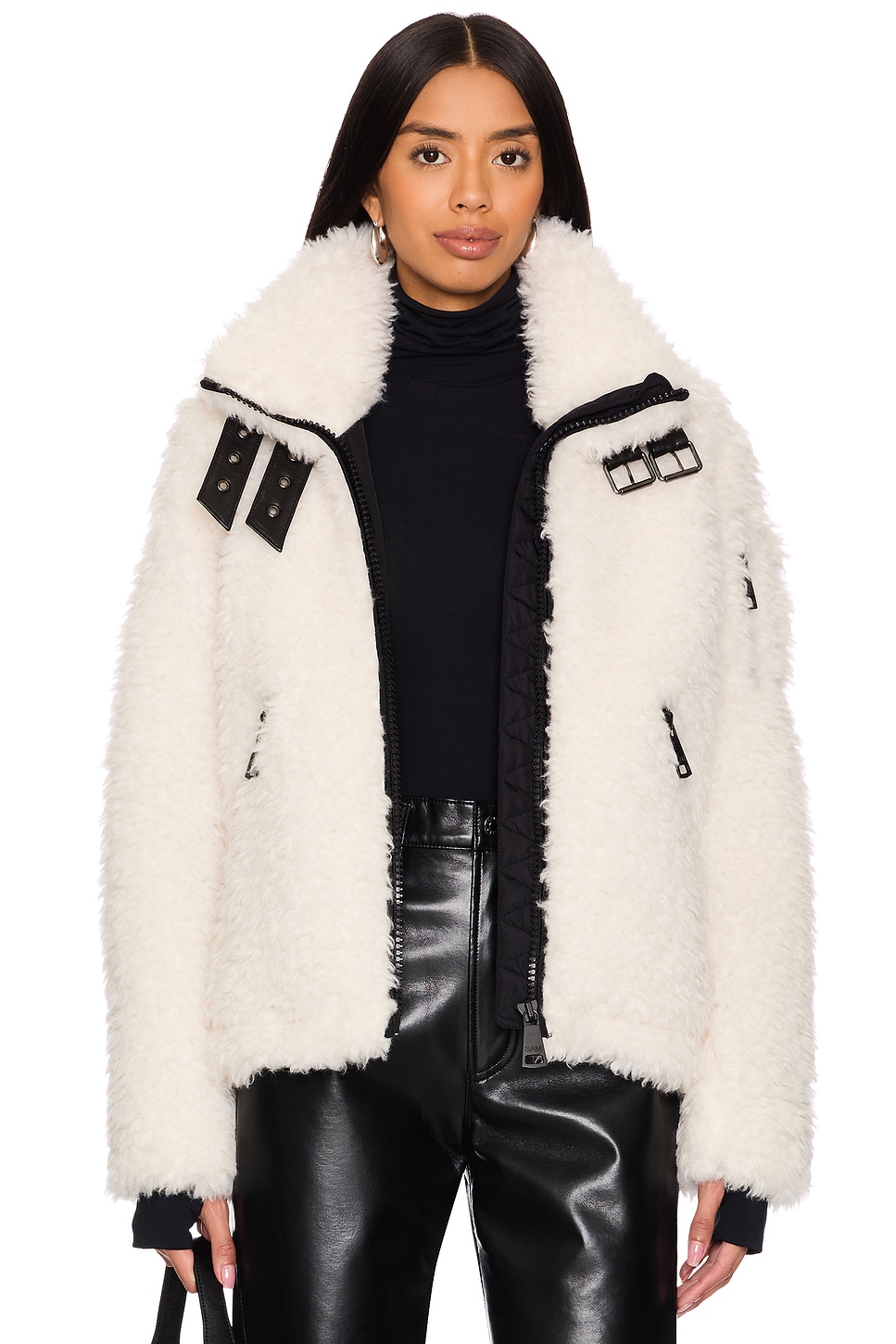 SAM. Tahoe Faux Fur Jacket in Ivory | REVOLVE