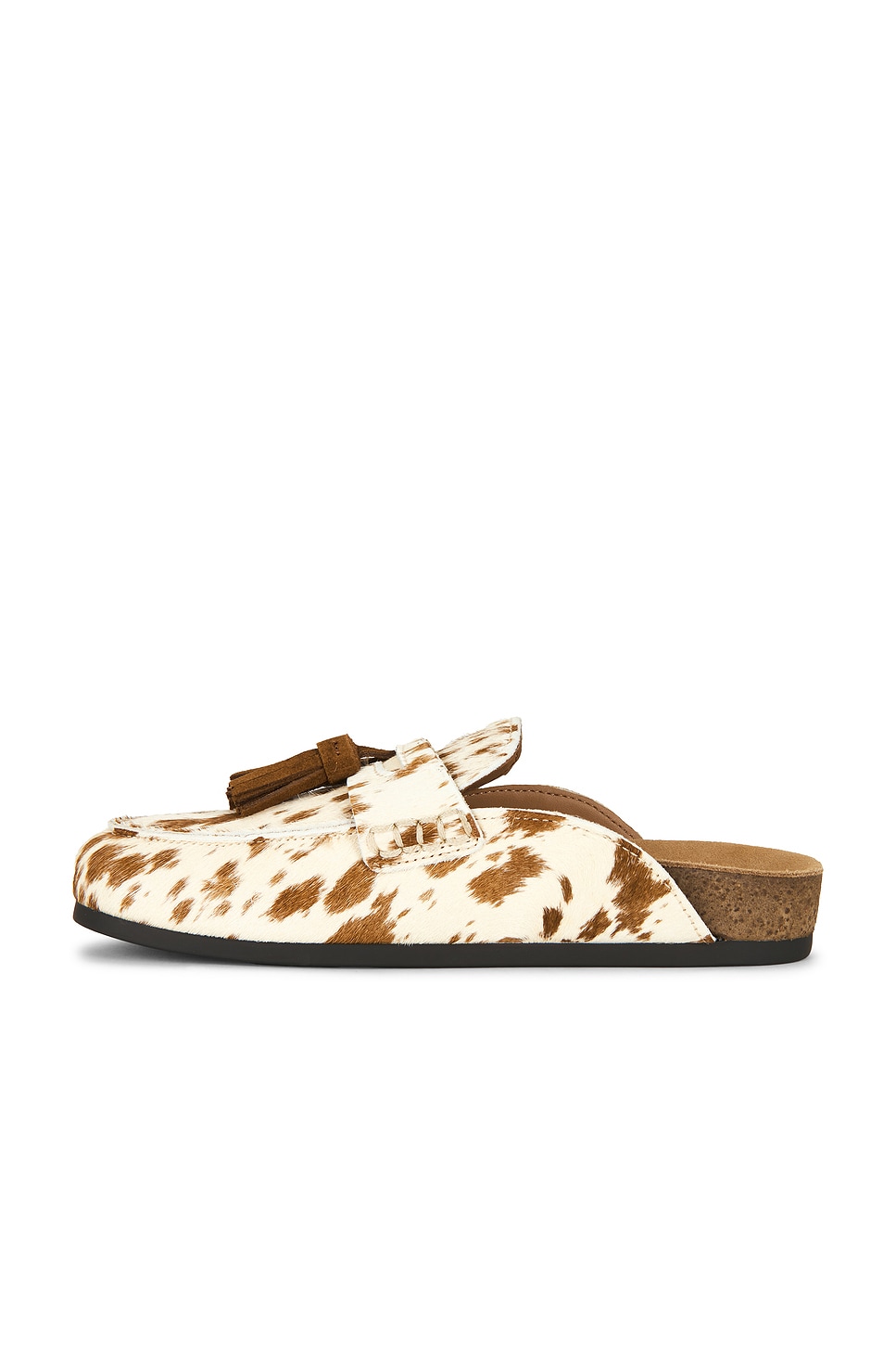Sam Edelman Astrid Mule Loafer in Taupe & Ivory | REVOLVE