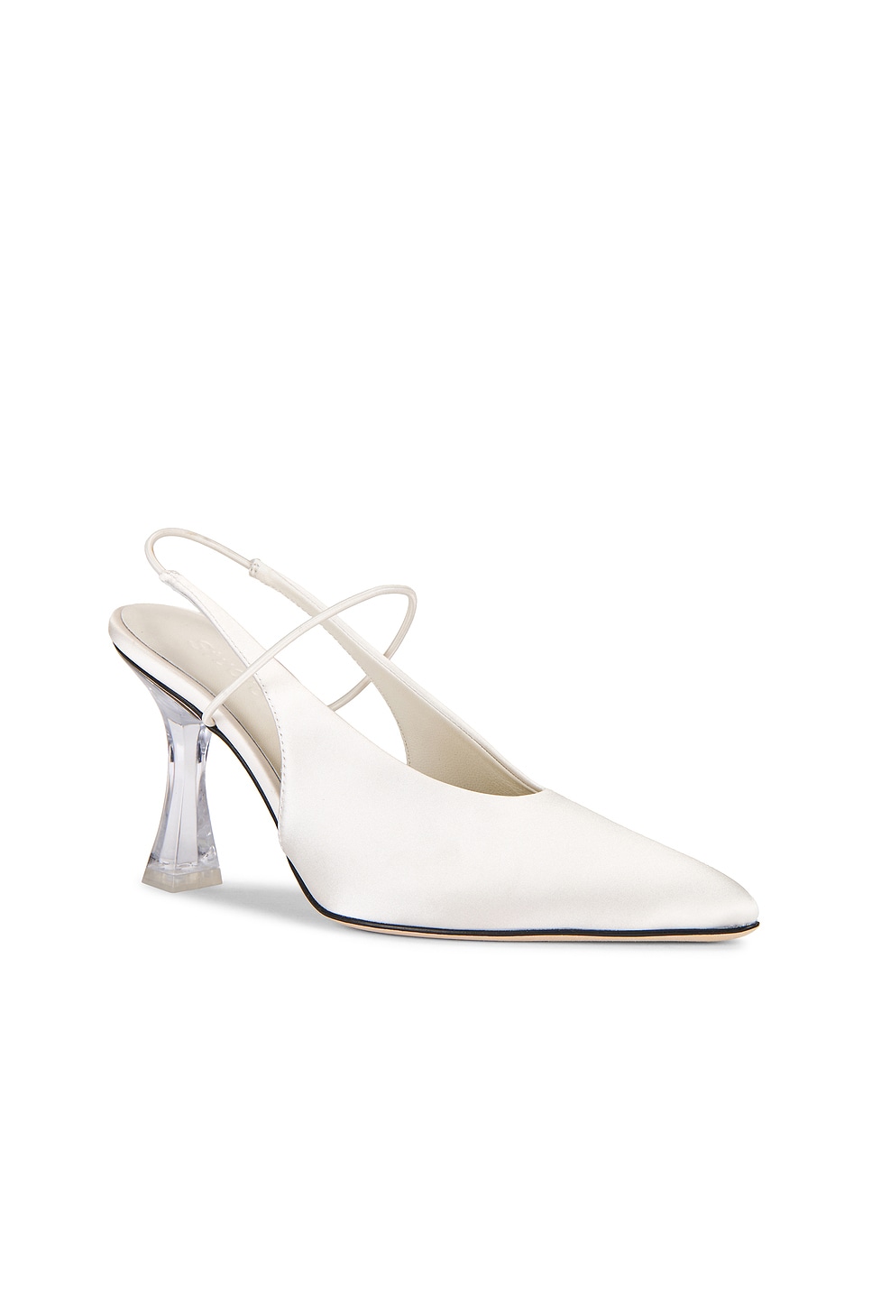 Studio Amelia Mignon 90 Heel in White | REVOLVE