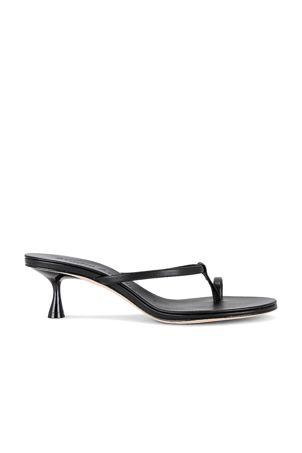 Studio Amelia open-toe leather sandals - Black