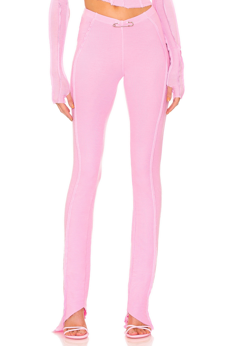 SAMI MIRO VINTAGE Asymmetric Pants in Pink | REVOLVE