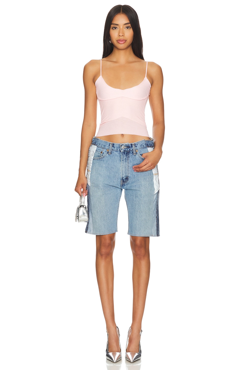 Sami Miro Vintage Low Back Double Layer Tank thumbnail