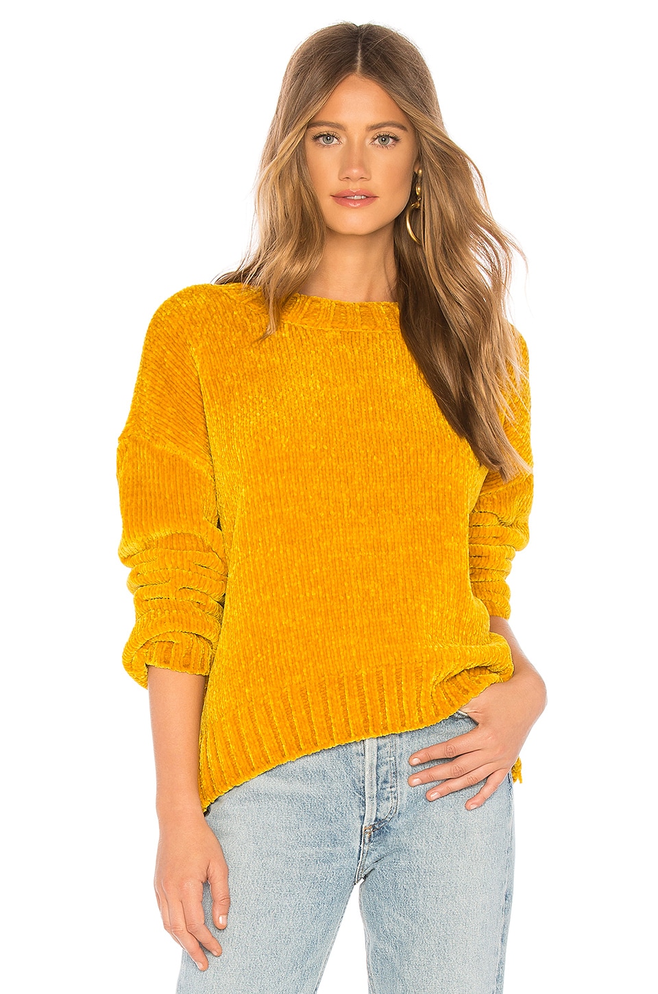 Sanctuary Chenille Pullover in Harvest Gold