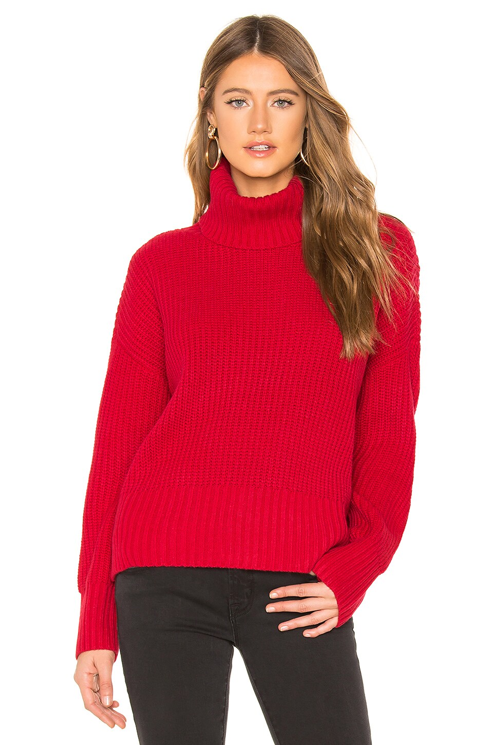 sanctuary roll neck sweater